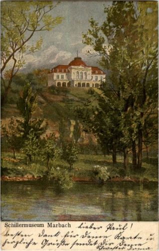 Marbach - Schillermuseum - Bahnpost