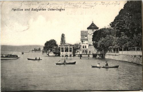 Überlingen - Pavillon und Badgarten