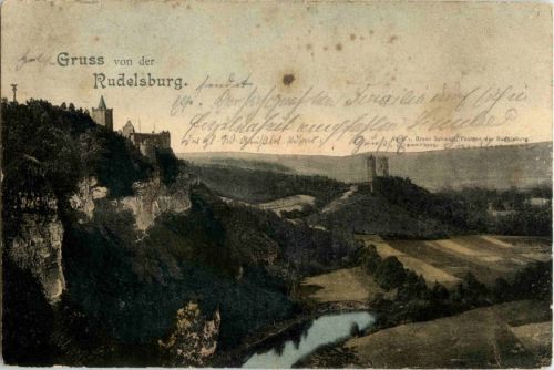 Gruss von der Rudelsburg
