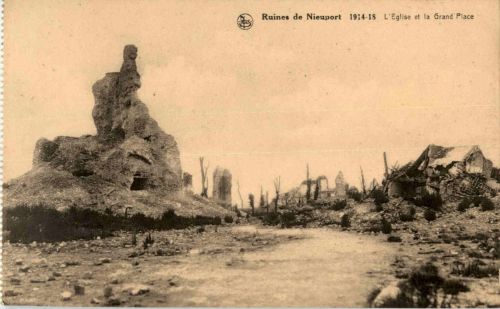 Ruines de Nieuport 1914