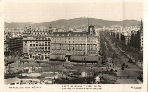 Barcelona - Paseo de Gracia Y Hotel Colon