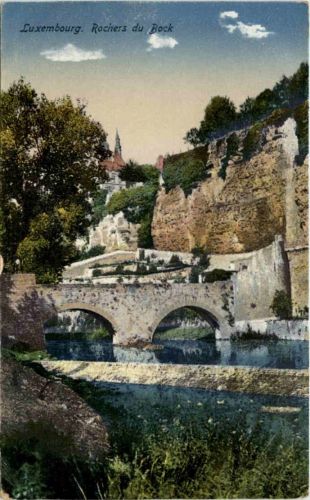 Luxembourg - rochers du Bock