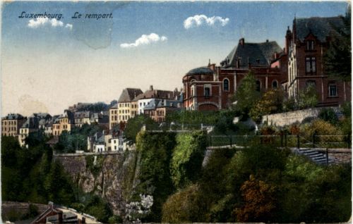 Luxembourg - Le rempart