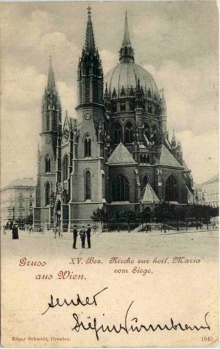 Gruss aus Wien - Kirche zur heiligen Maria