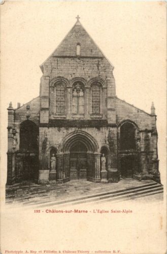 Chalons sur Marne - L Eglise Saint Alpin