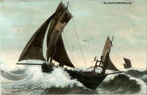 Blankenberge - Barque de peche