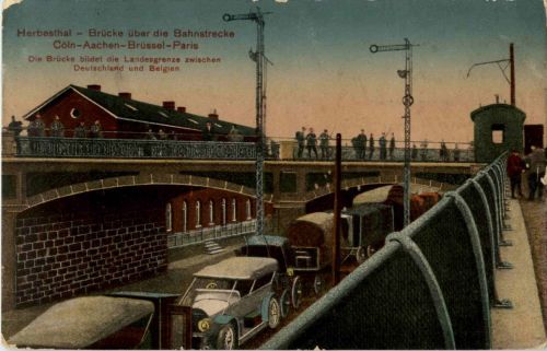 Herbesthal - Brücke über die Bahnstrecke