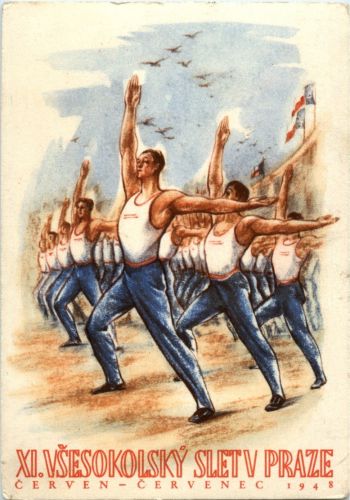 Cerven - Cervenec - XI Vsesokolsky Sletv Praze 1948