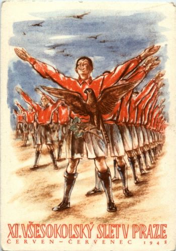 Cerven - Cervenec - XI Vsesokolsky Sletv Praze 1948