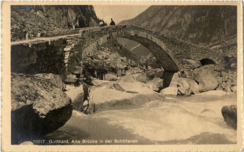 Gotthard - Brücke in Schöllenen