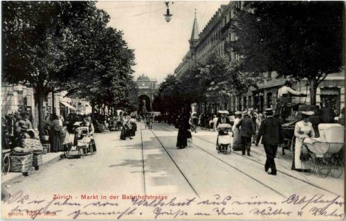 Zürich - Markt in der Bahnhofstrasse