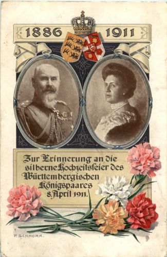 Silberne Hochzeit Württembergisches Königspaar