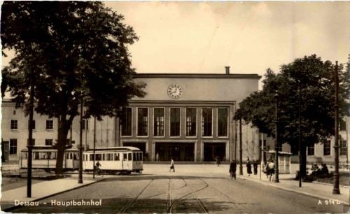 Dessau - Hauptbahnhof - Strassenbahn