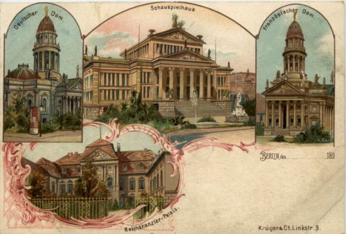 Gruss aus Berlin - Litho