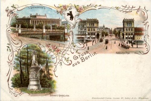 Gruss aus Berlin - Litho