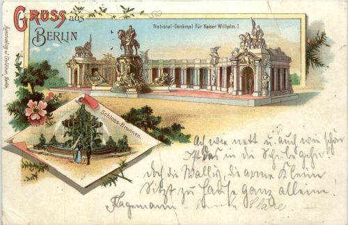 Gruss aus Berlin - Litho