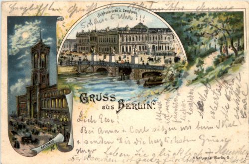Gruss aus Berlin - Litho