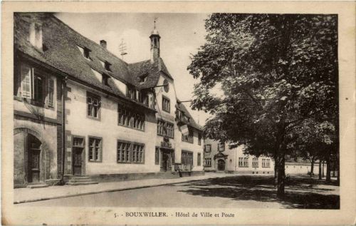 Bouxwiller - Hotel de Ville et Poste
