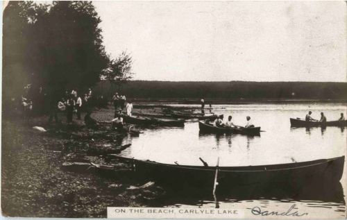 Carlyle Lake - On the beach