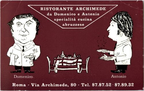 Roma - Ristorante Archimede