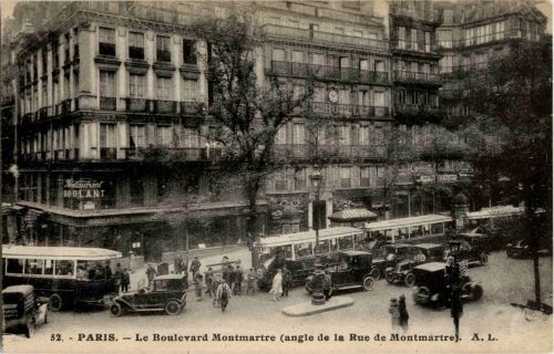 Paris - Le Boulevard Montmartre
