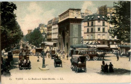 Paris - Le Boulevard Saint Martin