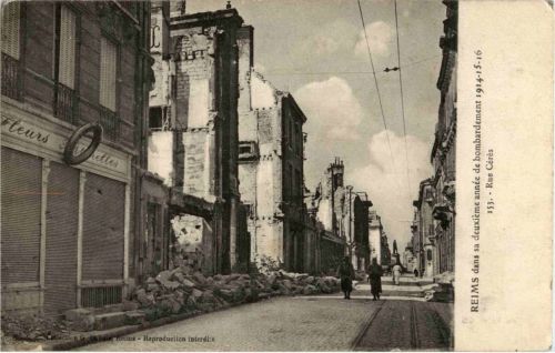 Reims - bombardement