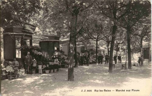Aix les Bains - Marche aux Fleurs