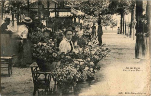 Aix les Bains - Marche aux Fleurs
