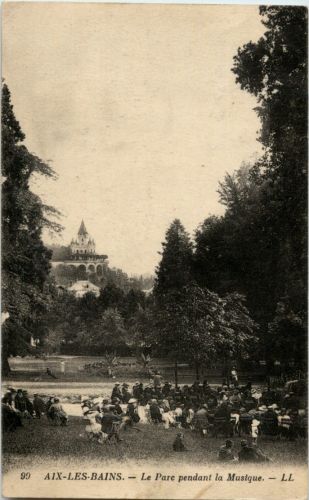 Aix les Bains - Le Parc pendant la musique