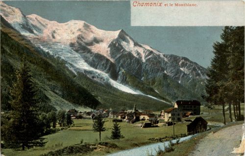 Chamonix et le Montblanc