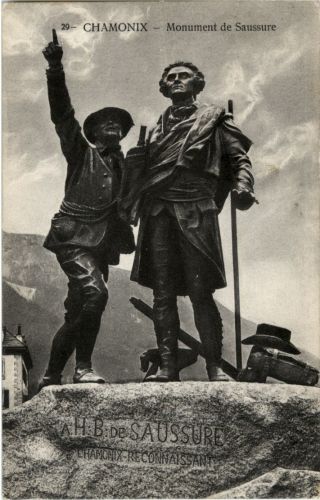 Chamonix - Monument de Saussure