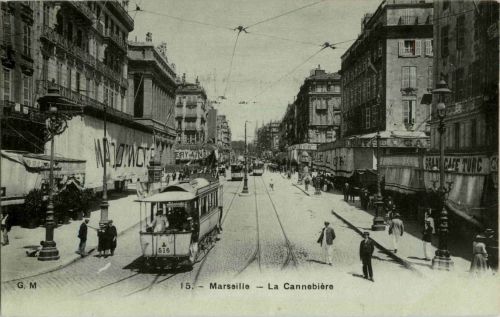 Marseille - La Cannebiere - Tramway