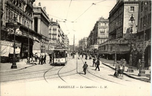 Marseille - Le Cannebiere - tamway