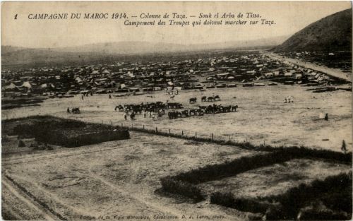 Campagne du Maroc 1914 - Colonne de Taza
