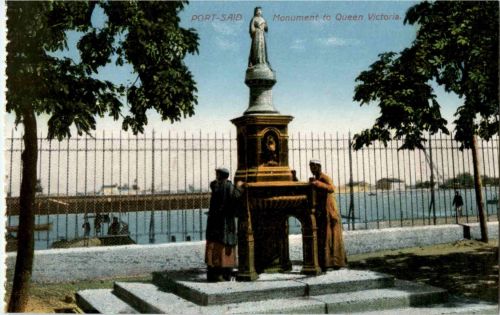 Port Said - Monument to Queen Victoria