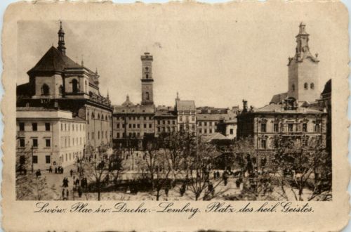 Lemberg - Platz des heiligen Geistes - Feldpost