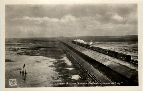 Hindenburgdamm nach Sylt