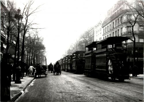 Paris 1900 - Tramway - Repro