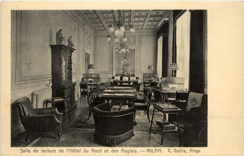 Milano - Salle de lecture de l Hotel du Nord