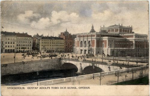 Stockholm - Gustaf Adolfs Torg