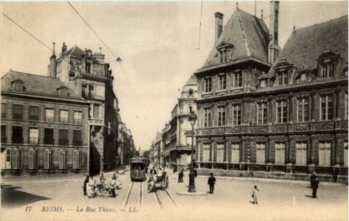Reims - La Rue thiers