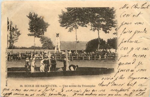 Ecole de saint Cyr - Une scene du Triomphe