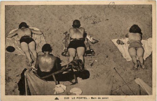 Le Portel - Bain de soleil