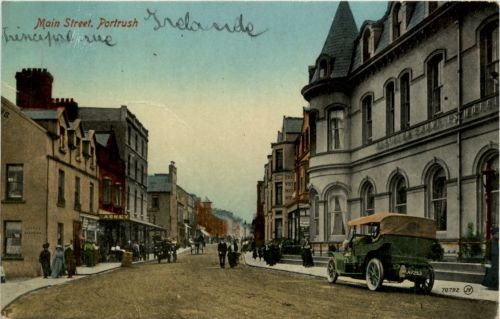 Portrush - Main Street - Car
