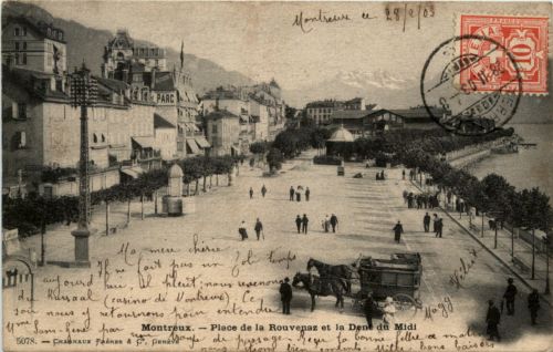 Montreux - Place de la Rouvenaz