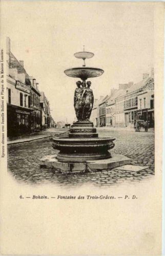 Bohain - fontaine des Trois Graces