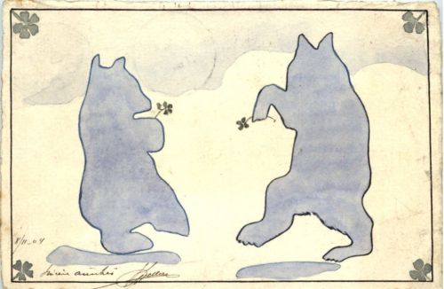 Bär - Künstlerkarte