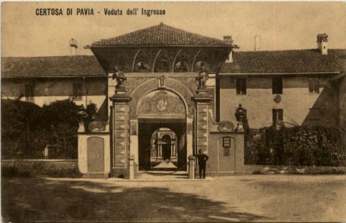 Certosa di Pavia - Veduta dell Ingresso