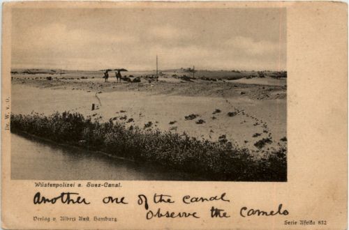 Wüstenpolizei am Suez Canal